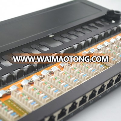 LY-PP6-31 0.5U 110/Krone/Dual cat3 cat5e cat6 cat6a patch panel